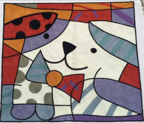 CH02 EMBROIDERY  CUSHION PILLOW