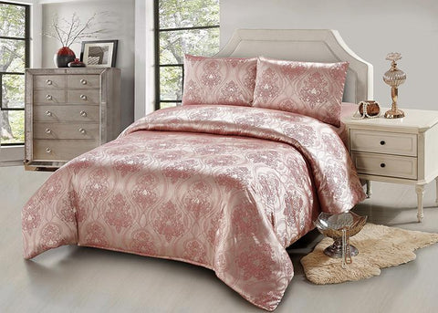 JA42  JACQUARD/300 THREAD COTTON BEDDING SET