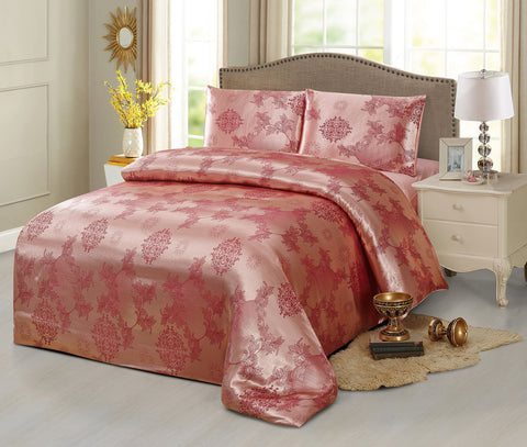 JA48 JACQUARD/300 THREAD COTTON BEDDING SET