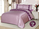 JE06 JACQUARD/300 THREAD COTTON BEDDING SET (CHANNEL INFUSION)
