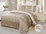 JE10 JACQUARD/300 THREAD COTTON BEDDING SET (CHANNEL INFUSION)