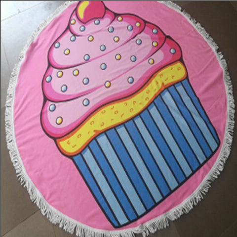MMT -01 BEACH ROUND MAT-TOWEL