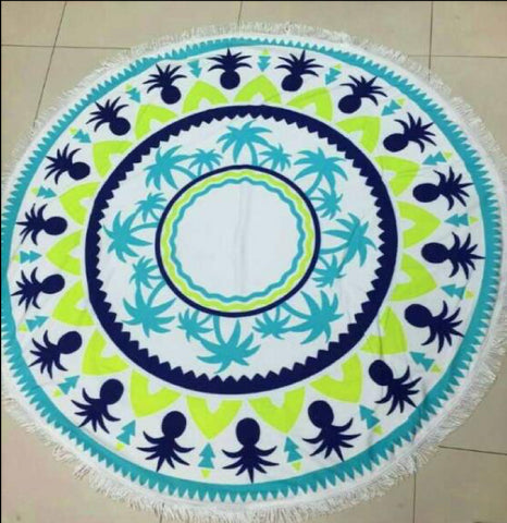 MMT -05 BEACH ROUND MAT-TOWEL