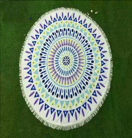 MMT -08 BEACH ROUND MAT-TOWEL