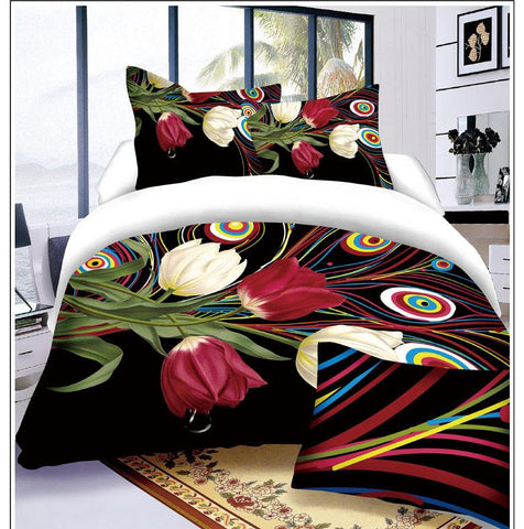 MP20 MICROFIBER/  300 THREAD  COTTON BEDDING SET
