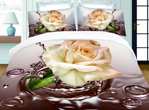 MP60 MICROFIBER/  300 THREAD  COTTON BEDDING SET