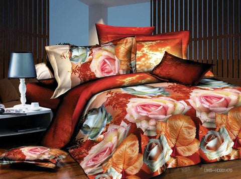 MP61  MICROFIBER/  300 THREAD  COTTON BEDDING SET