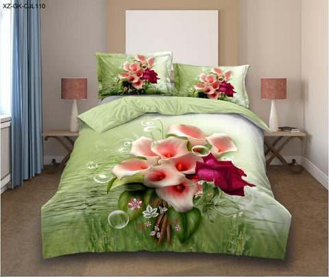 MP70 MICROFIBER/  300 THREAD  COTTON BEDDING SET
