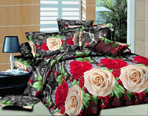 SA03 SILK/300 THREAD COTTON BEDDING SET (CHANNEL INFUSION)