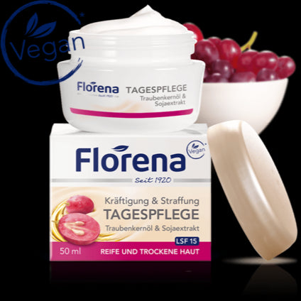 Florena  ORGANIC  Day Cream(GRAPE SEED OIL )  (41)