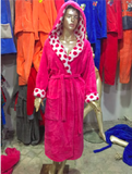 TERRY ROBES WITH HOOD (TOWEL ROBES)