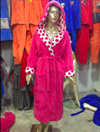 TERRY ROBES WITH HOOD (TOWEL ROBES)